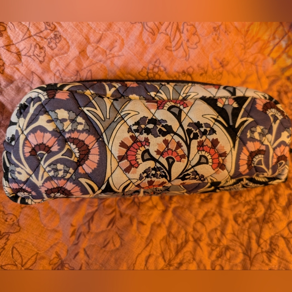 Vera Bradley Cosmetic/Pencil Pouch in Ornate Blooms NWOT